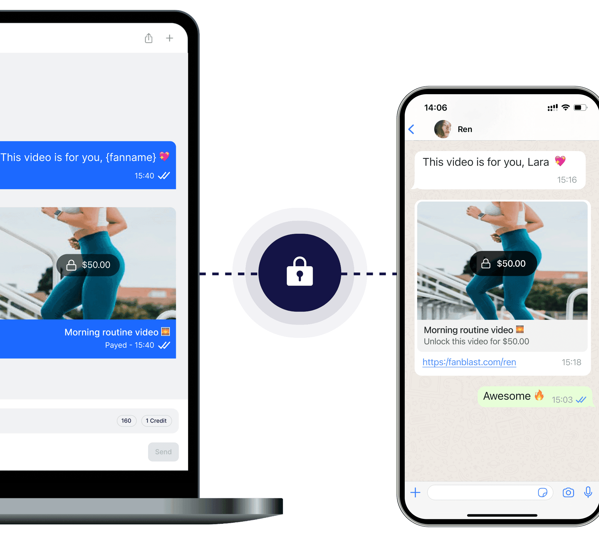 End-to-end encrypted messaging